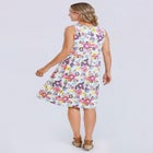 Button-Front Empire Sleeveless Knit Dress image number 1