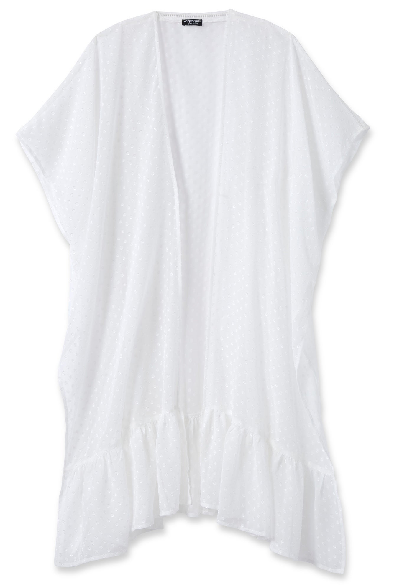 Swiss Dot Ruffle Shawl image number 0