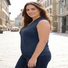 Sleeveless Pullover Polo Sweater image number null