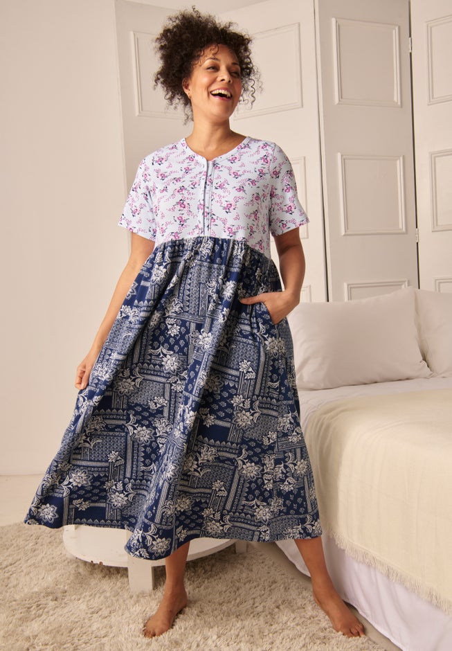 Only Necessities&reg; Mixed Print Knit Lounger image number 3