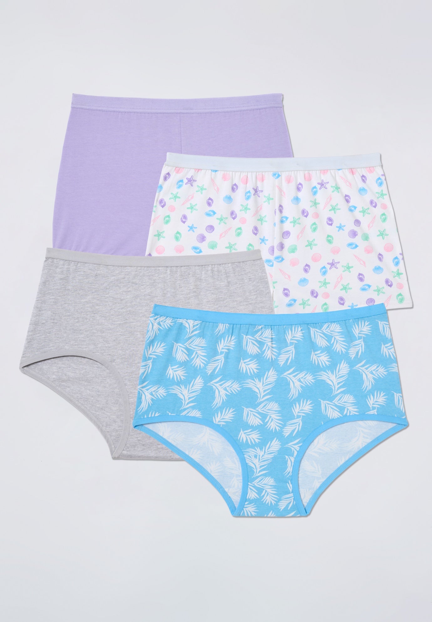 Soft Cotton Brief/Boyshort 4-Pack image number 3