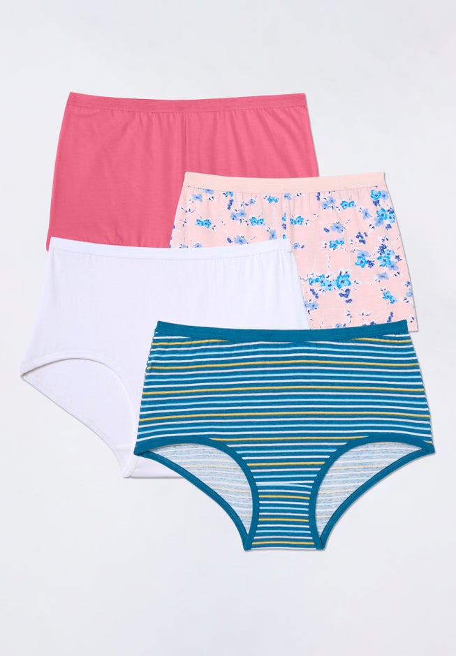 Soft Cotton Brief/Boyshort 4-Pack image number 4