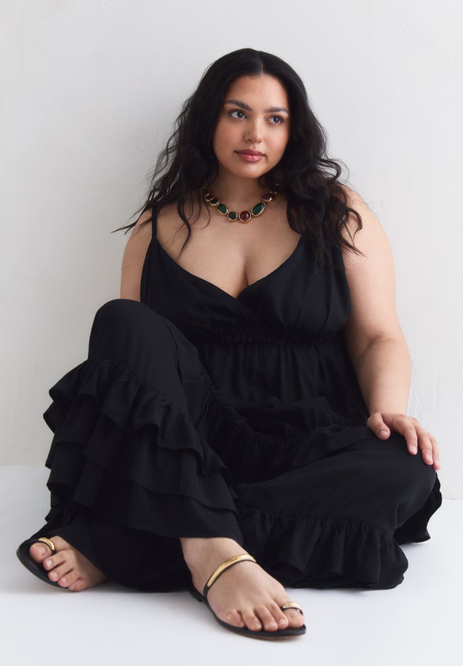 Ruffled Hem Pant image number 5