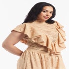 Floral Lace Ruffle Top image number null