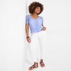Crochet V-Neck Cardigan image number null