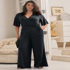 Audrey Faux Wrap Jumpsuit image number 0