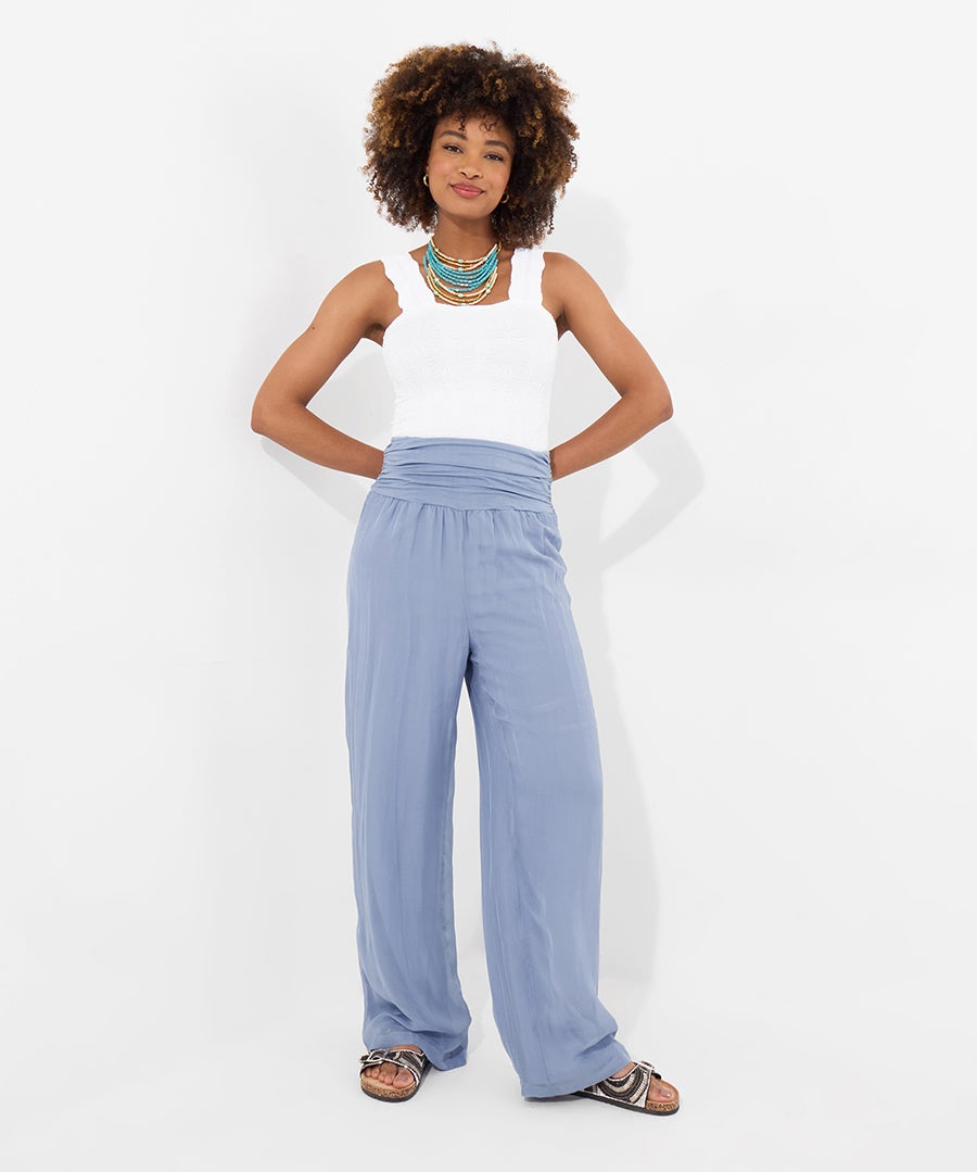 Double Layer Wide Leg Pants image number 0