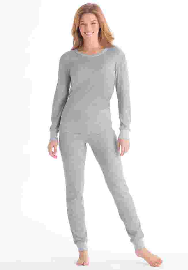 Thermal Crewneck Long-Sleeve Top image number 3