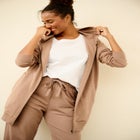 Cotton Jersey Slub Crew Neck Tee With Rolled Cuffs image number 4