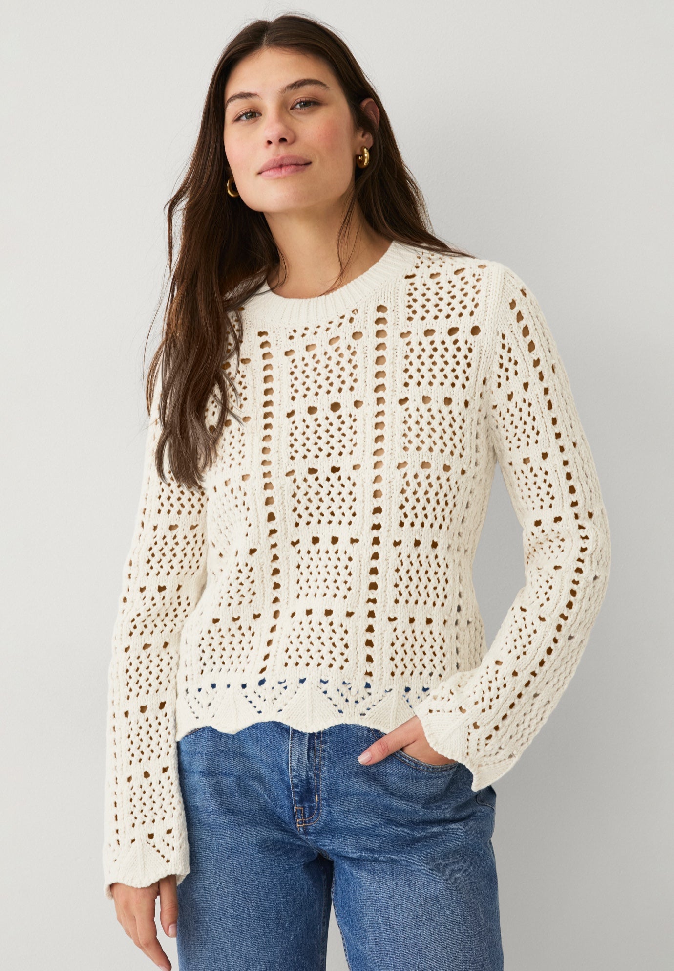 Open Work Pullover image number 0