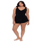 Julie Adjustable Skirt Swimdress image number null