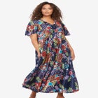 Sweeping Printed Lounger image number null