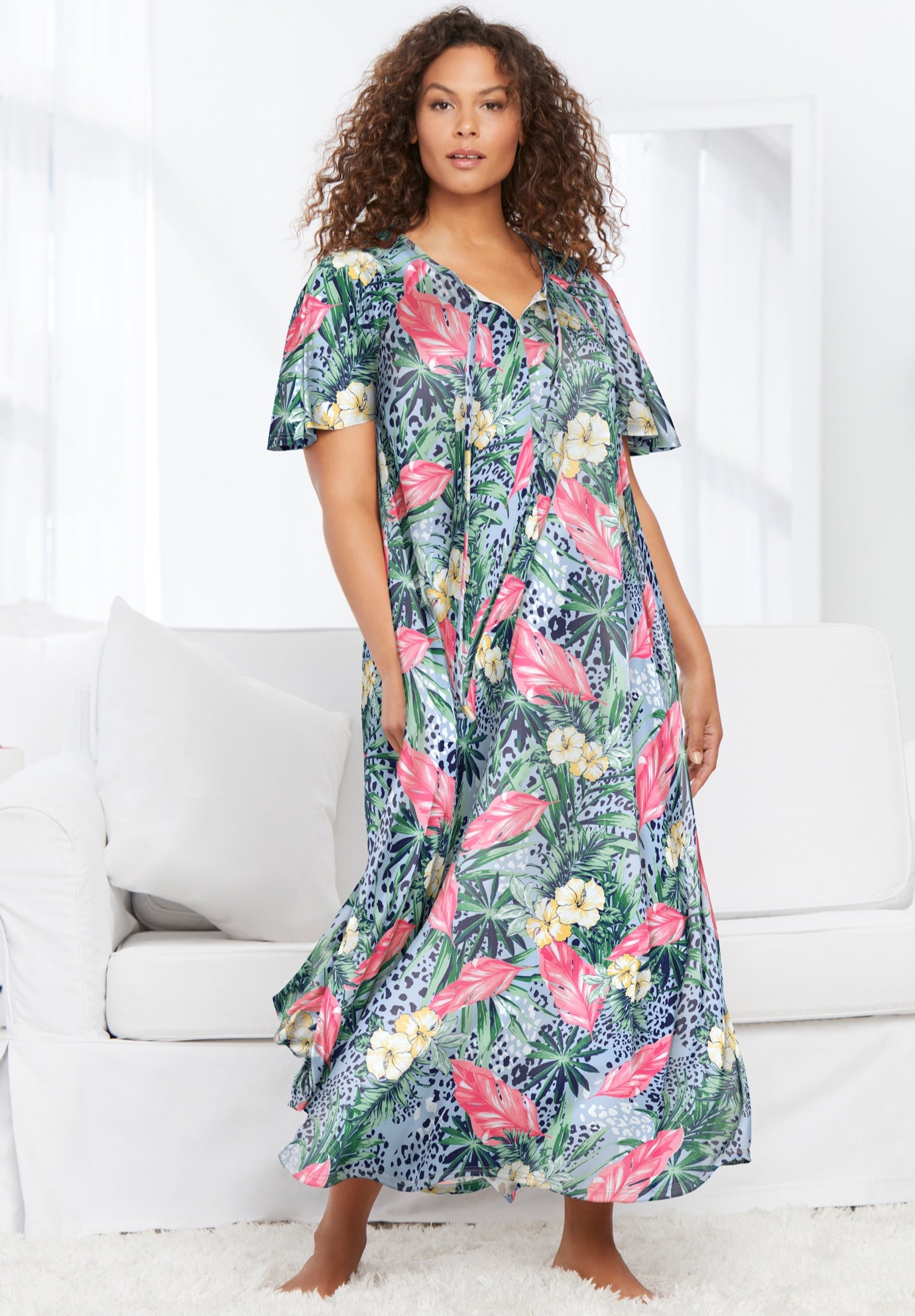 Sweeping Printed Lounger image number 0