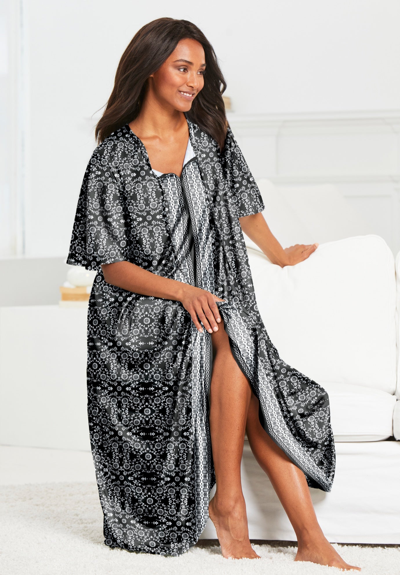 Sweeping Printed Lounger image number 3