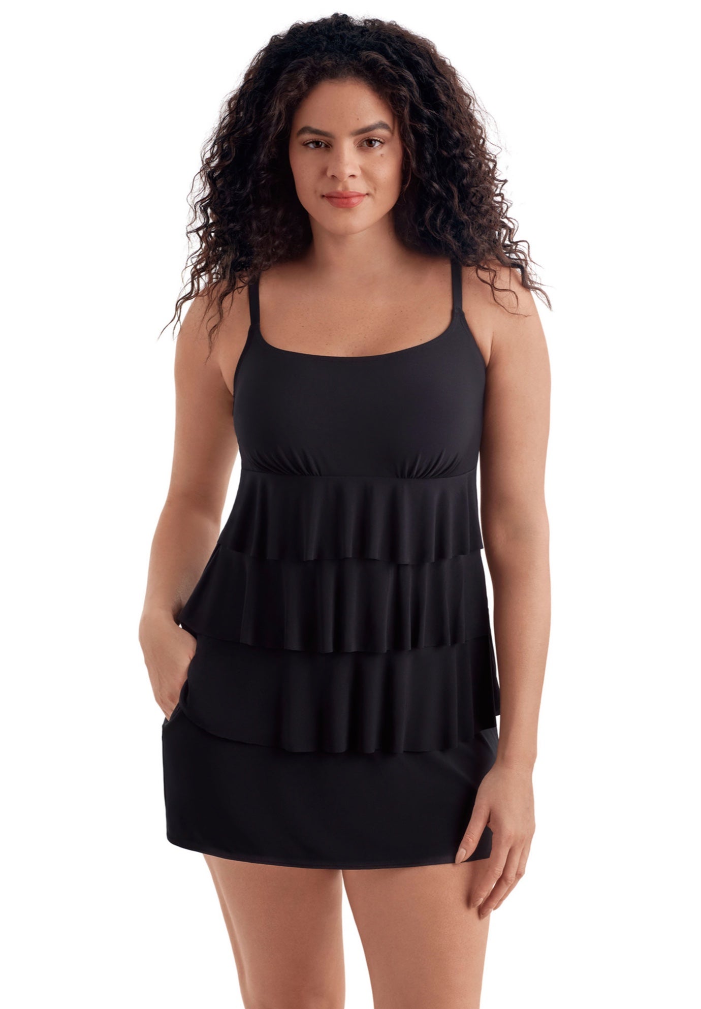 Faux Ruffle Shortini image number 0