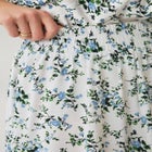 Smocked Waistband Maxi Skirt image number null