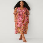 Sheer Tiered Long Midi Dress image number null