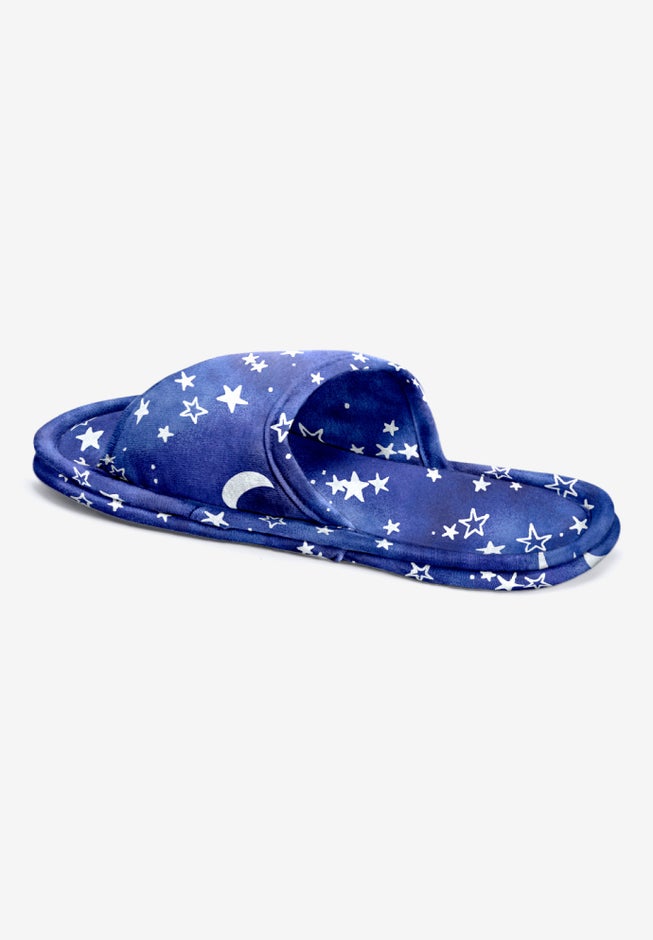 Dreams & Co.&reg; Cotton Slide Slippers image number 1