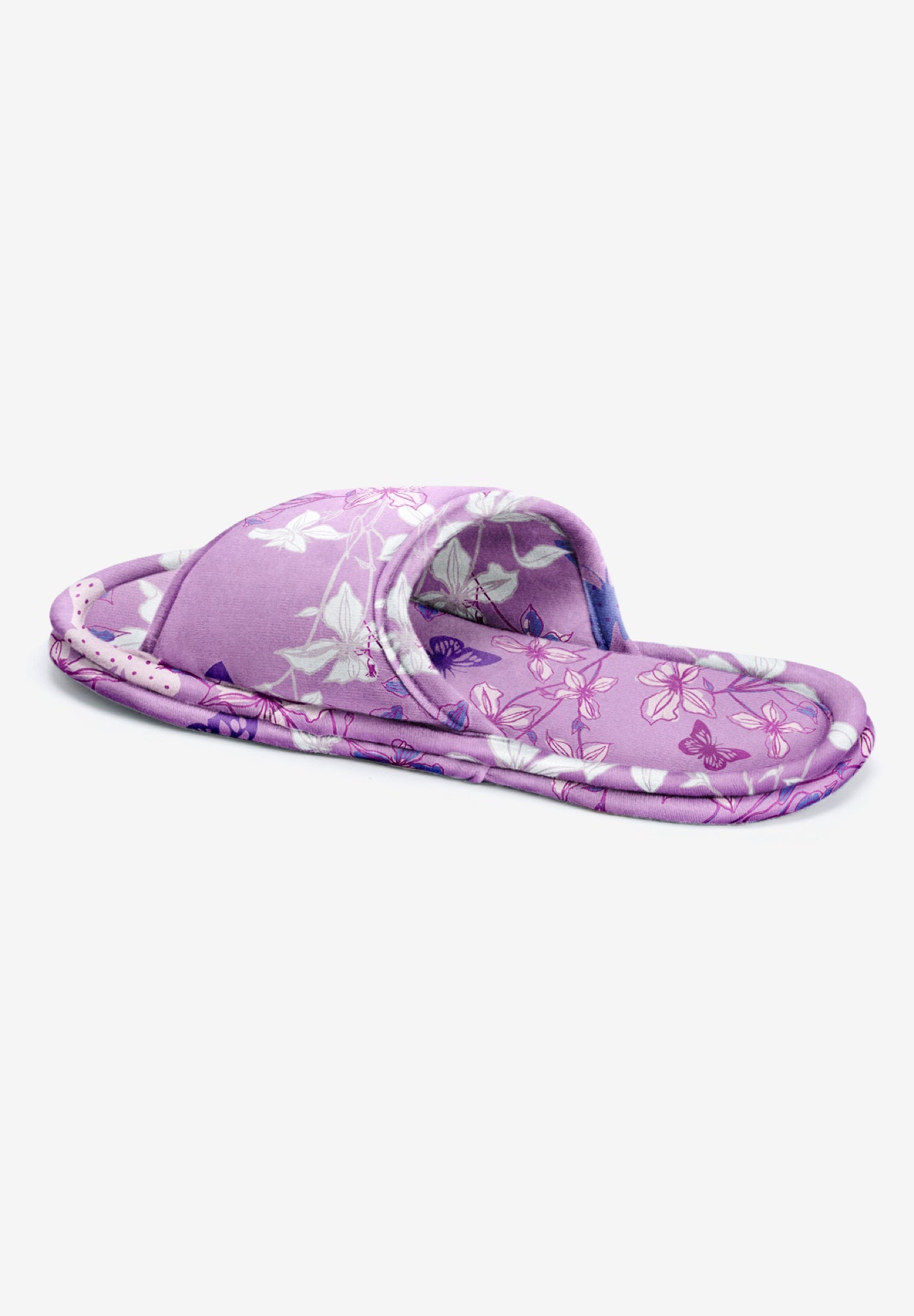 Dreams & Co.&reg; Cotton Slide Slippers image number 1