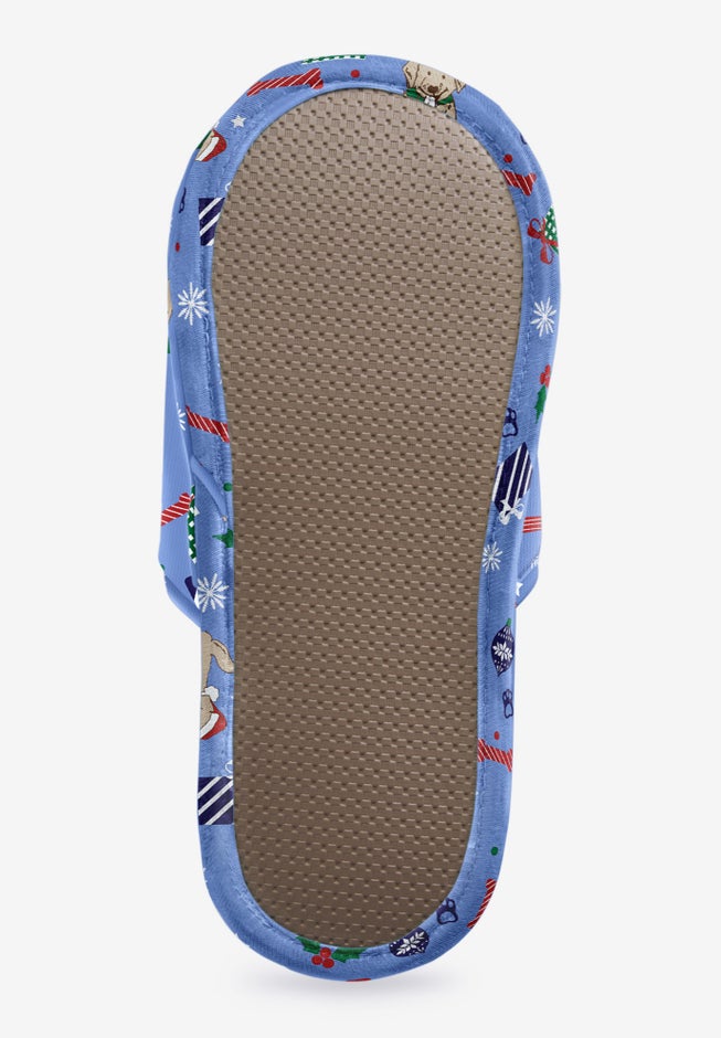 Cotton Slide Slippers image number 2