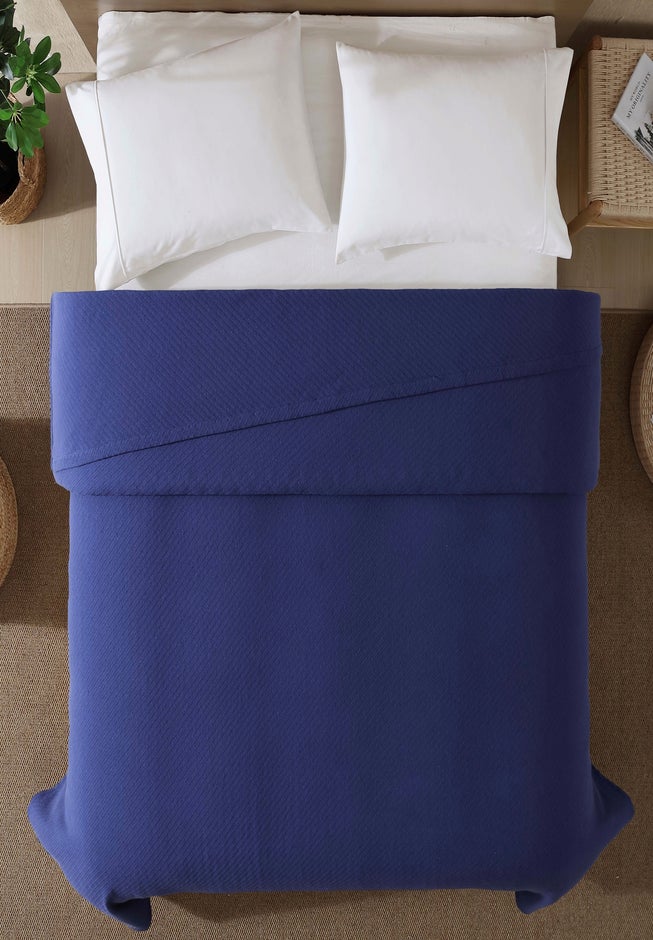 Organic Cotton Herringbone Blanket image number 1