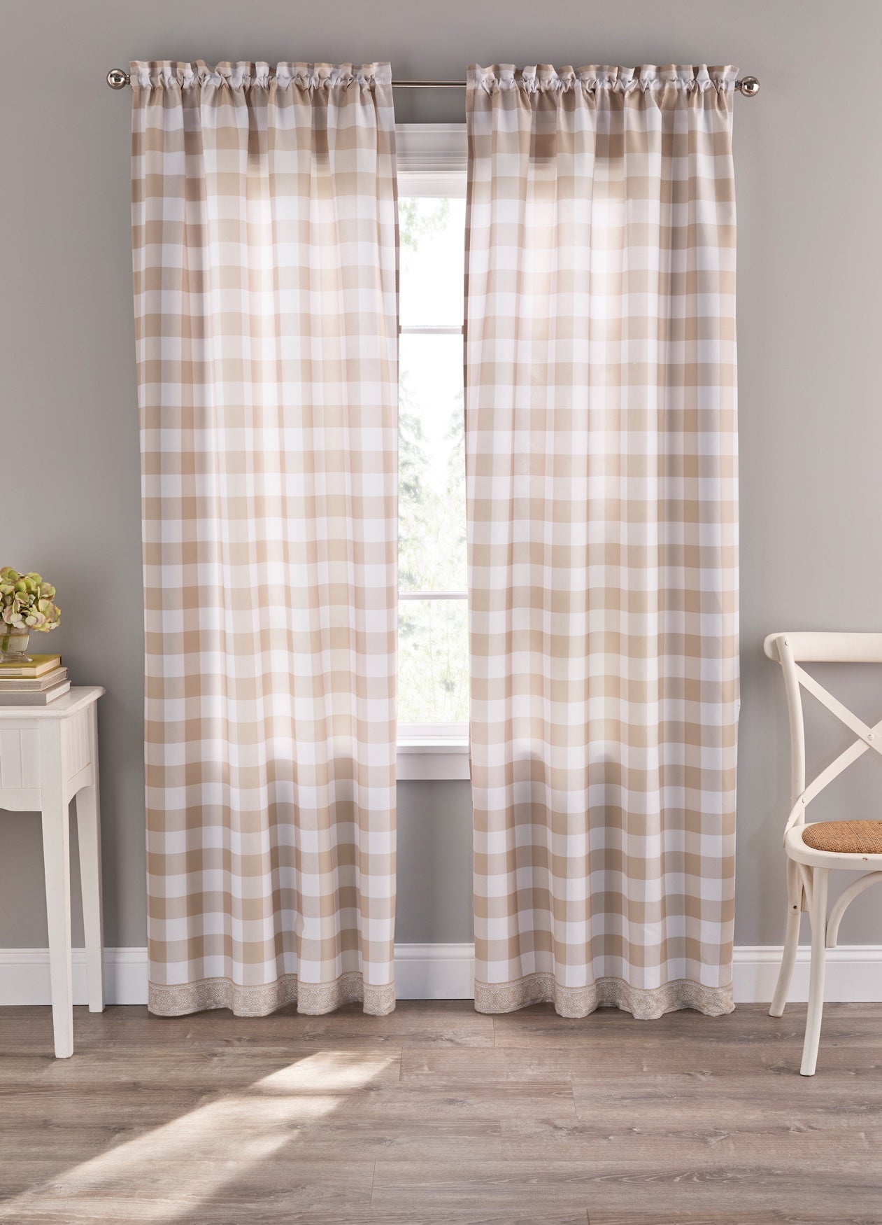 Gingham Plaid Panel image number 0