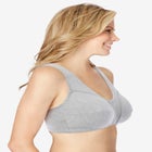 Cotton Front-Close Wireless Bra image number null