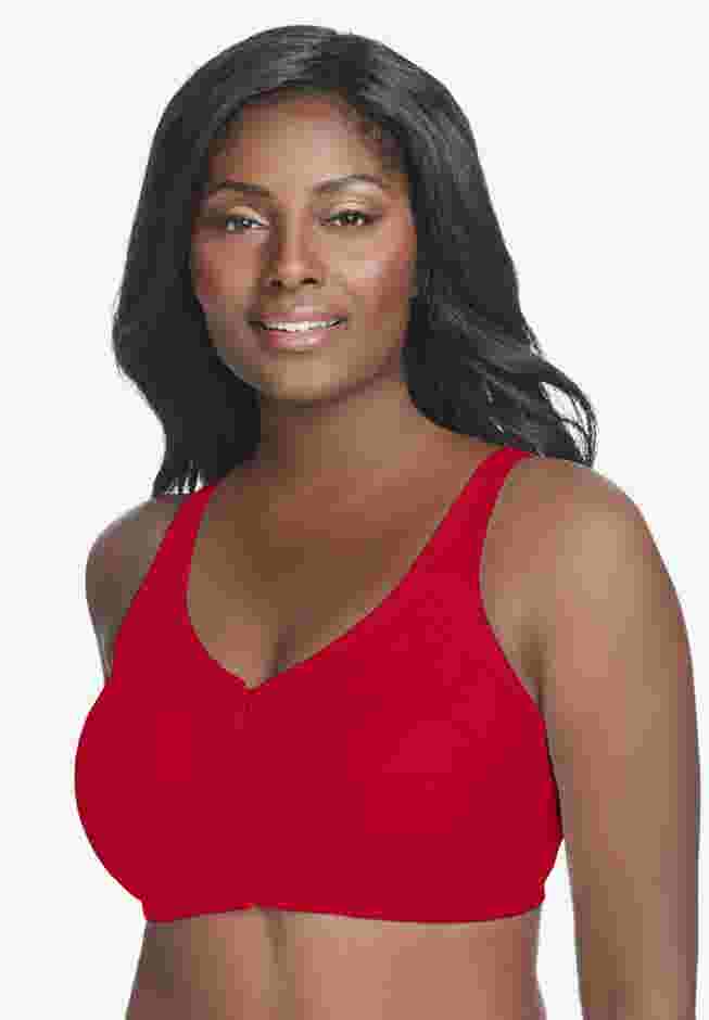 Cotton Front-Close Wireless Bra image number 0