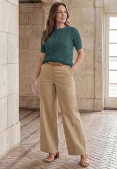 Pullover Pointelle Sweater