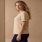 Scallop Trim Tee image number null