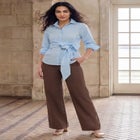 Convertible Tie Poplin Shirt image number null