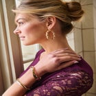 Twisted Hoop Earrings image number 2