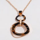 Tortoiseshell Pendant Necklace image number null