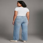 Butter Denim Wide Leg Jean image number null