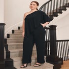 Audrey One Shoulder Jumpsuit image number null