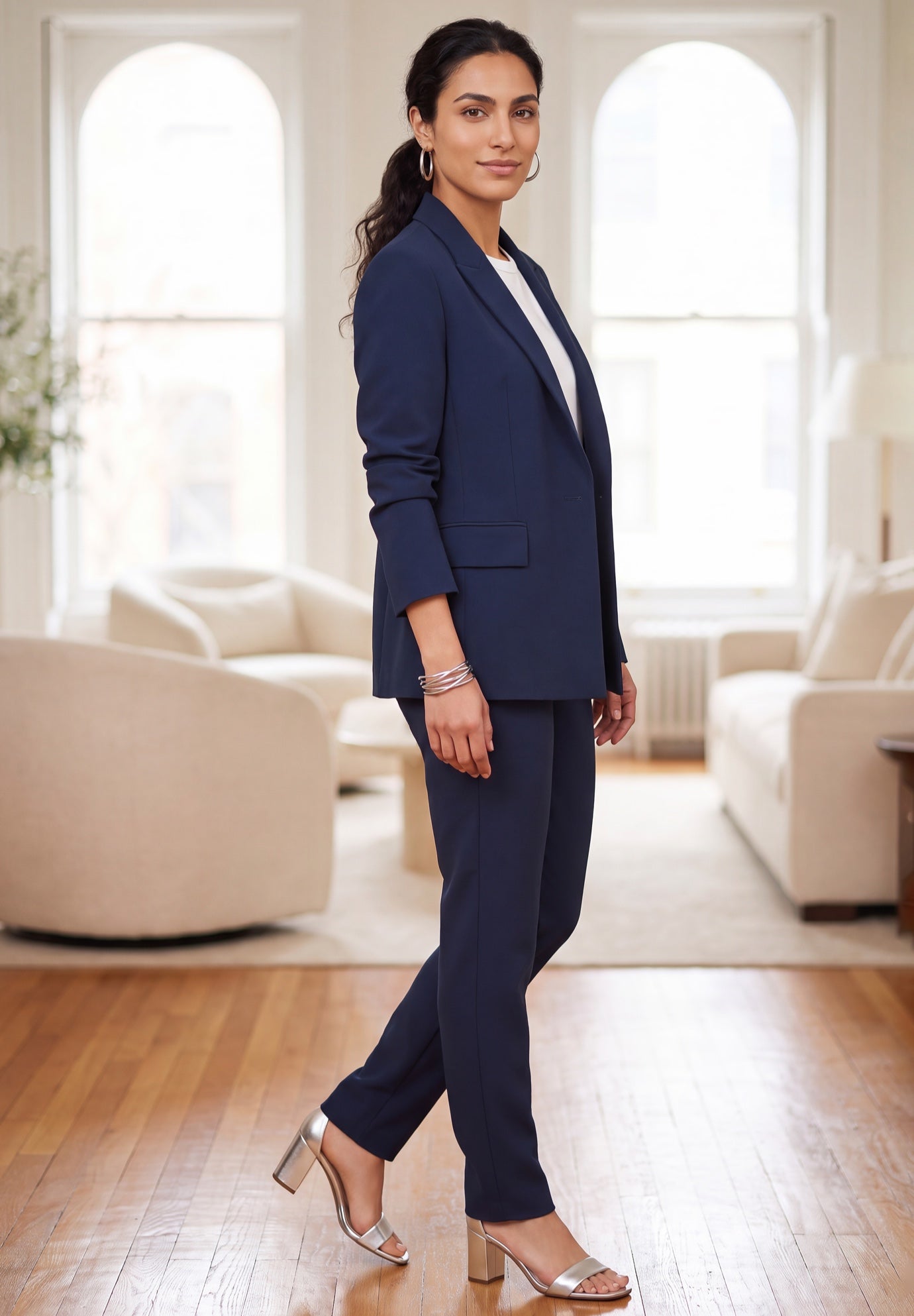 Bi-Stretch Straight Leg Pant image number 2