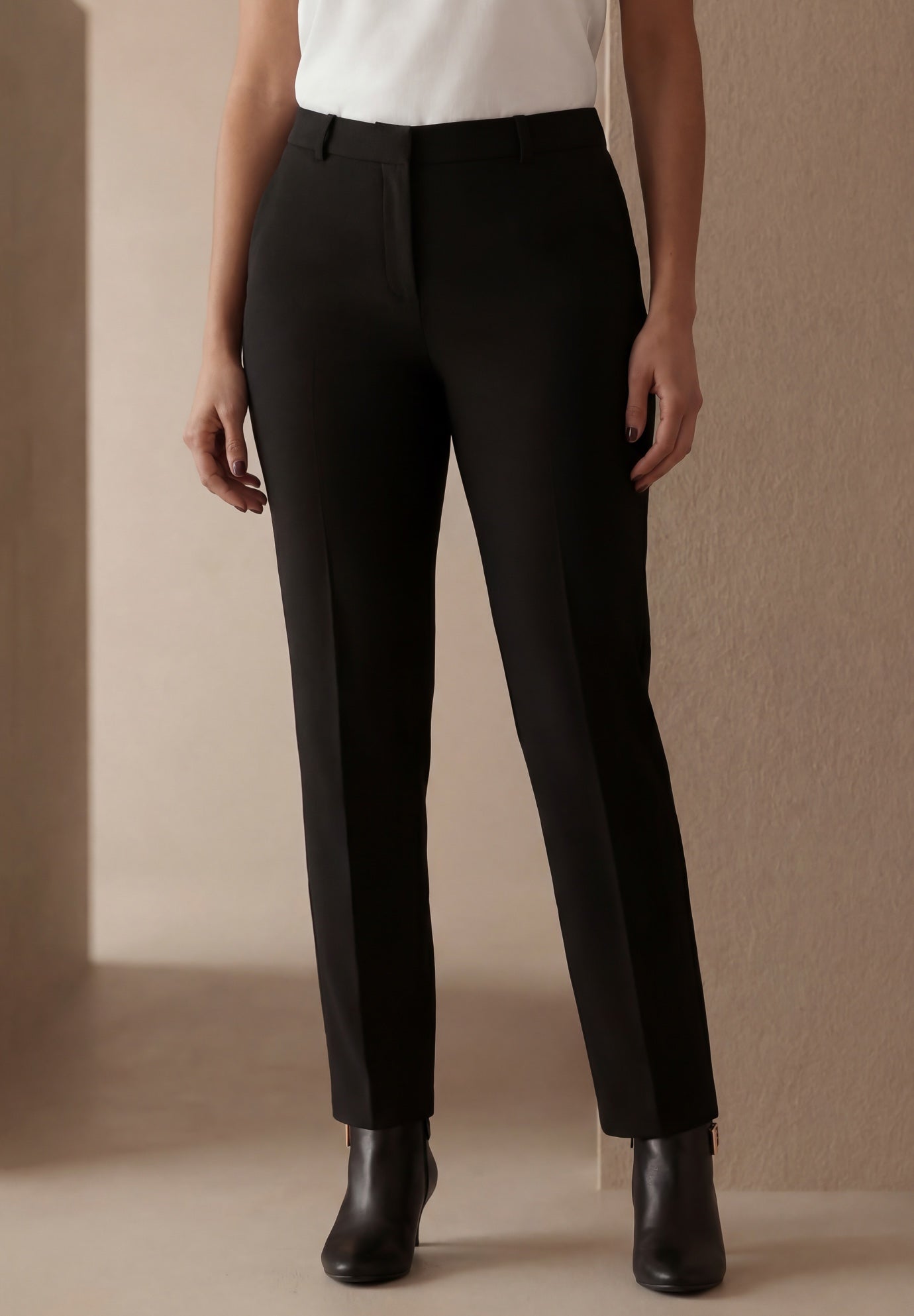Bi-Stretch Straight Leg Pant image number 0