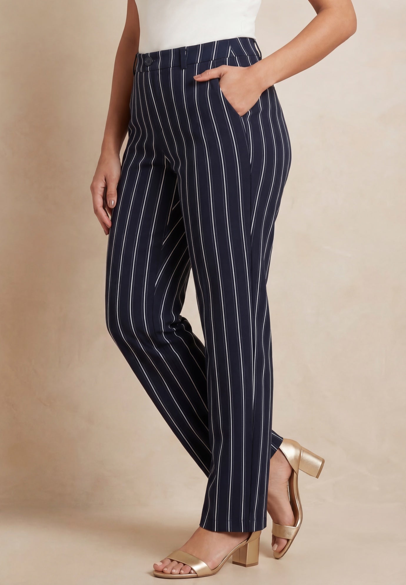 Bi-Stretch Straight Leg Pant image number 0