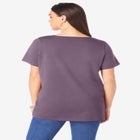 Plus Size Cotton Ultimate V-Neck Tee image number null
