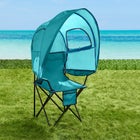 Oversized Camp Chair with Canopy image number null