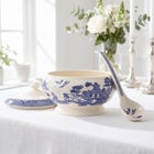 Blue Willow Soup Tureen & Ladle image number null