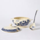 Blue Willow Soup Tureen & Ladle image number null