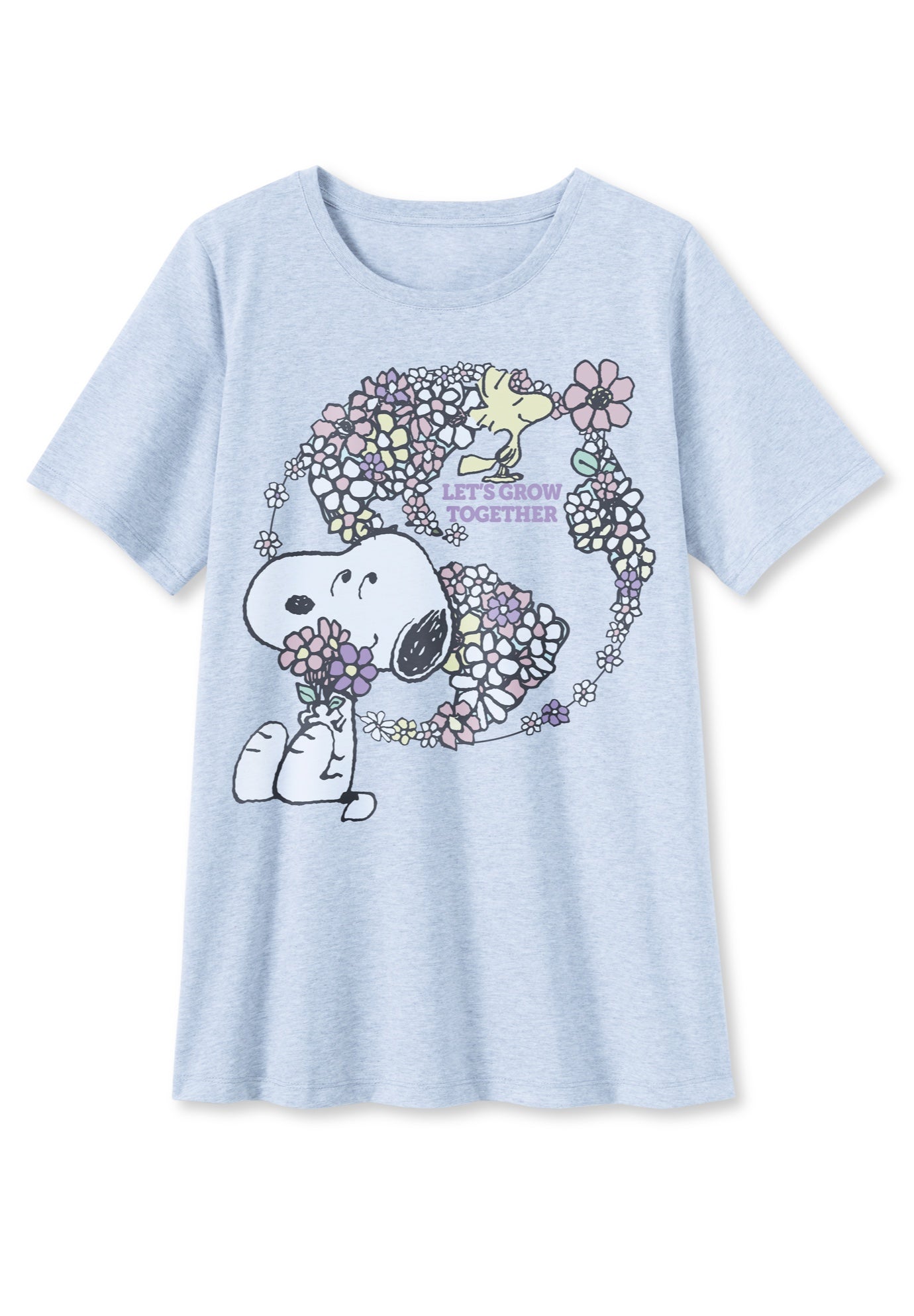 Earth Snoopy Crewneck Tee image number 1