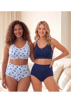 Comfort Choice&reg; Pointelle Leisure Bra 2-Pack