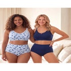 Comfort Choice&reg; Pointelle Leisure Bra 2-Pack image number 0