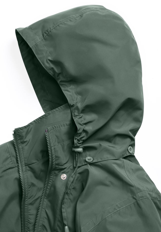 Taslon&reg; Anorak Jacket with Removable Fleece Lining image number 4