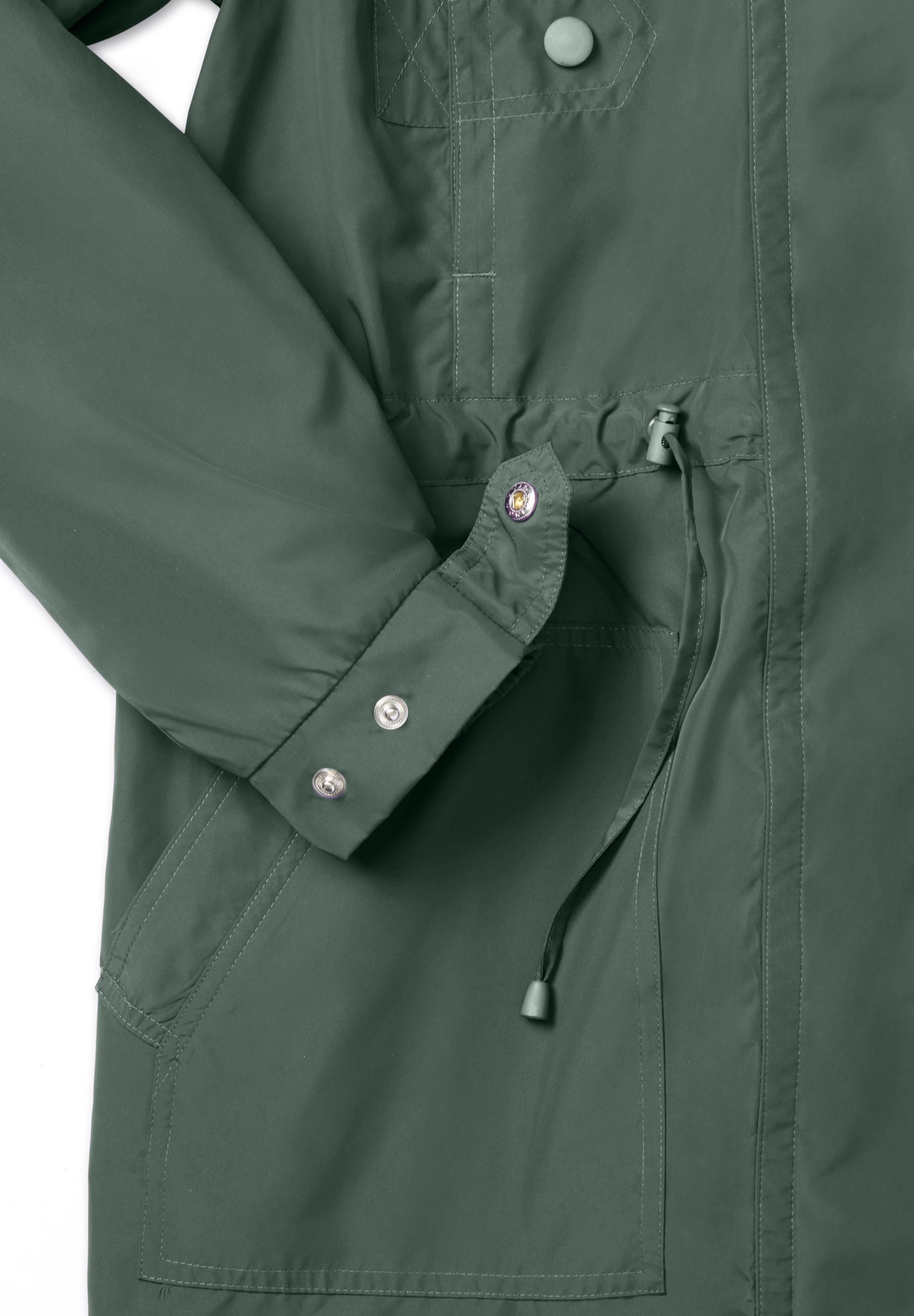 Taslon&reg; Anorak Jacket with Removable Fleece Lining image number 5