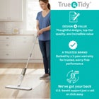 True & Tidy Refillable Spary Mop with Microfiber Pad & Scraper image number null