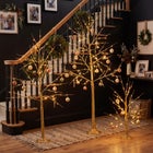 LED Gold Trees, Set of 3 image number 2
