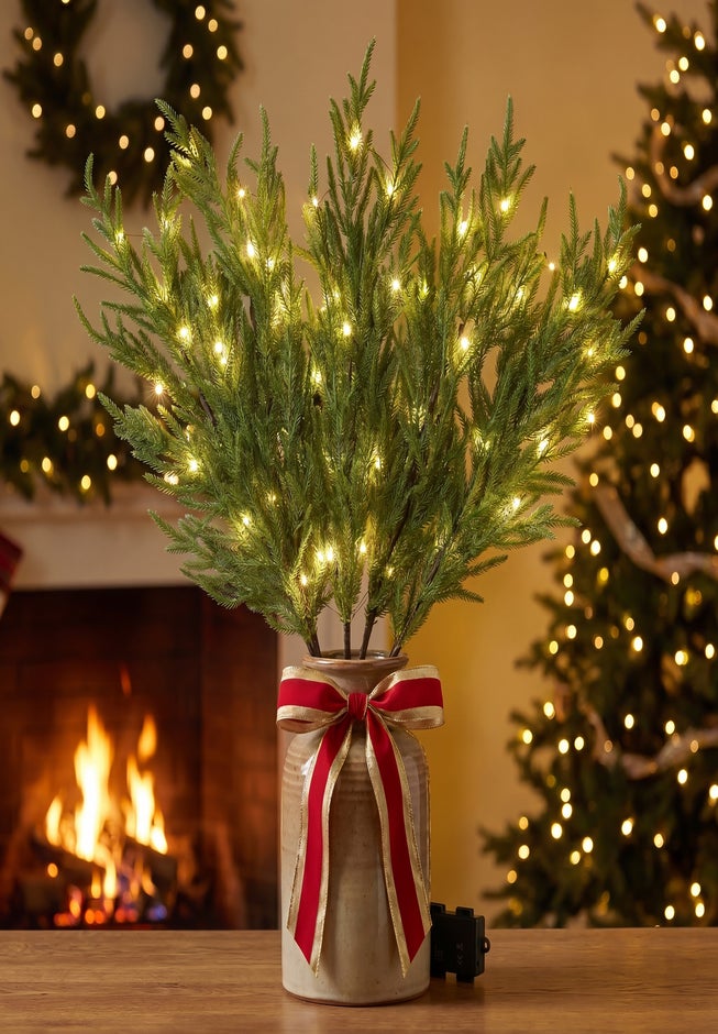 36"H Pre-lit Branches, Set of 5 image number 1